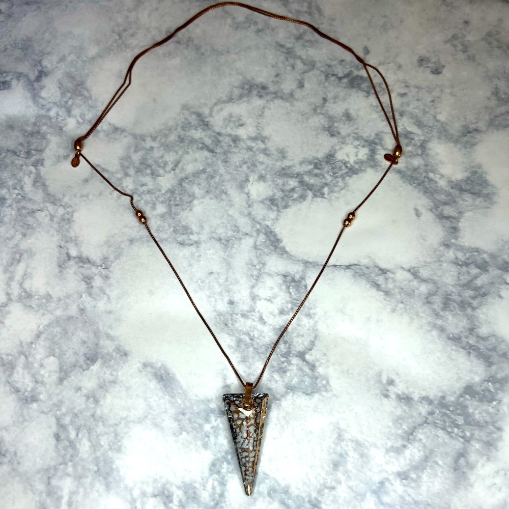 Alex and ani Swarovski crystal spike necklace